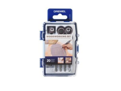 Kit de travail du bois Dremel 68, 20 pièces