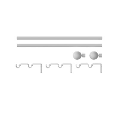 Barre Rideau Sans Perçage HDTL 25mm Kit De Tringle A Rideau Metal Fixation Murale Gris Mat 400 Cm Zoya Tringle Rideau Extensible Sans Percage
