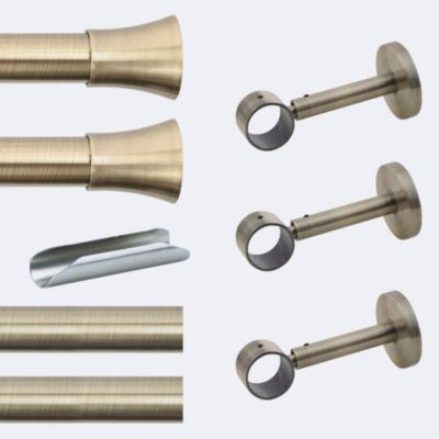 Embouts Pomme De Pin Pour Tringle à Rideau – Bronze Doré, Occasion