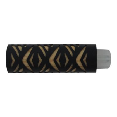 Kit de tringles à rideaux simple extensible GoodHome Araxos Ø 19mm L.120/210 cm métal mat noir