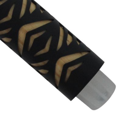 Kit de tringles à rideaux simple extensible GoodHome Araxos Ø 19mm L.120/210 cm métal mat noir