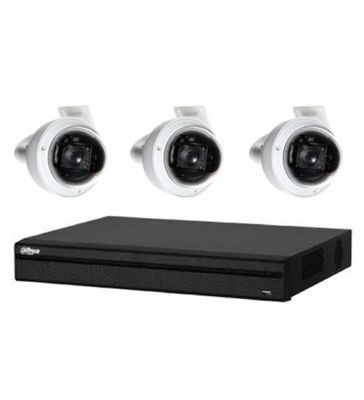 Kit de Vidéosurveillance Dahua DVR HCVR8208AS3 et 3 Caméras Dôme HDCVI PTZ SD502251HC