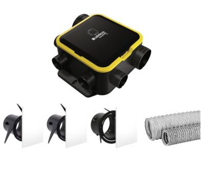 Kit de VMC simple flux - EasyHOME Auto Dhu Compact - Aldes