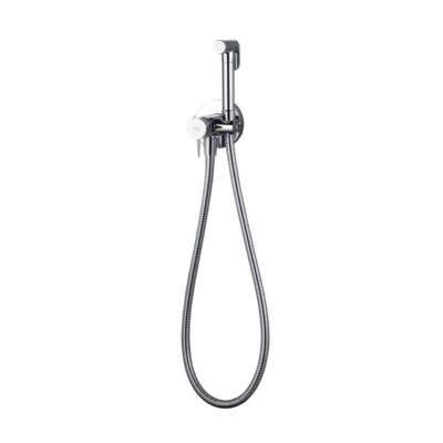 Kit Douchette anti-calcaire hygiénique encastrée WC ou Bidet Salle de Bain Chrome IMEX LINE RDD038