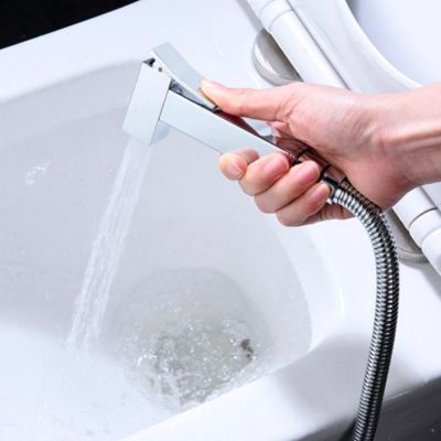 Kit Douchette anti-calcaire hygiénique encastrée WC ou Bidet Salle de Bain Chrome IMEX SUECIA BDC032-5