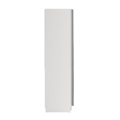 Kit dressing 1 colonne L. 200 x H. 200,4 x P. 52,1 cm, blanc, avec miroir et rideau, Tvilum