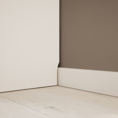 Kit dressing 1 colonne réversible L. 130 x H. 200 x P. 45 cm, blanc, GoodHome Matai