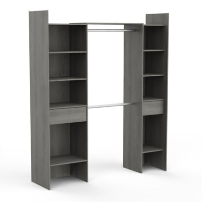 Kit dressing ajustable Panama effet chêne grisé H. 218,5 x l. (max) 185