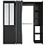 Kit dressing Atelier coloris noir H. 218,3 x L. 200,6 x P. 50,9 cm