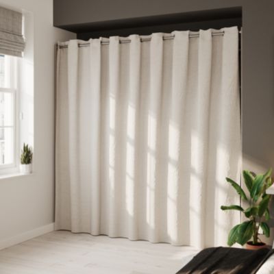 Kit dressing avec rideau, 2 colonnes réversibles L. 220 x H. 220 x P. 48 cm, effet chêne, avec 2 tiroirs, GoodHome Balsam