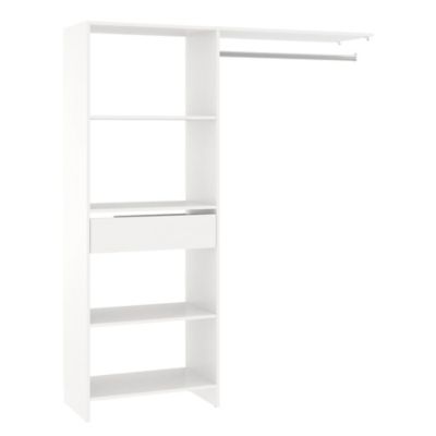 Kit Dressing Satelit Coloris Blanc H 180 X L 150 X P 40 Cm Castorama Dzięki temu w jednym miejscu znajdziesz wszystkie rzeczy potrzebne do zbudowania domu, remontu wnętrz. kit dressing satelit coloris blanc h 180 x l 150 x p 40 cm