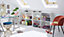 Kit dressing sous combles Dom coloris blanc L. 120 x H. 67/90 x P. 50 cm