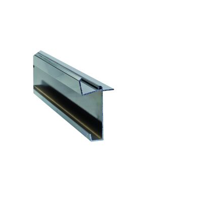 Kit faîtage inférieur pour couverture en polycarbonate L 4 m Gris anthracite RAL 7016, L.4 m
