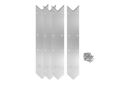 Kit finition margelles en angle pour piscine bois rectangulaire - Ubbink