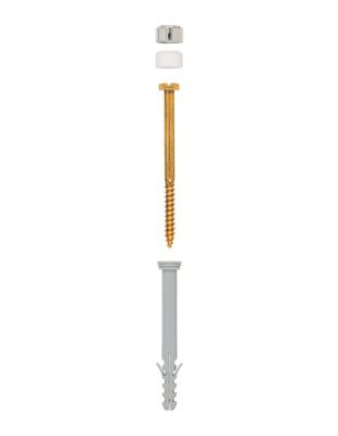 KIT Fixation WC Vis Laiton 6X85 FISCHER - 1 pièce