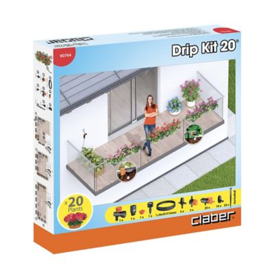 Kit goutte à goutte 20 pots en plastique