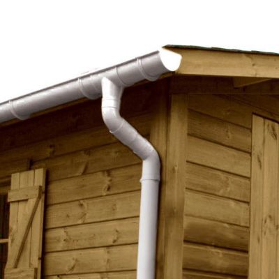 Kit gouttière pour abri de jardin en bois
