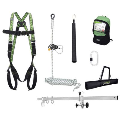 Kit harnais avec barre ancrage et antichute - Longueur 10.00m - FA1010500A/ANCRAGE