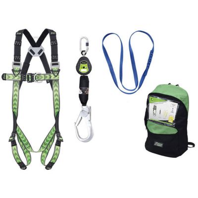 Kit harnais de sécurité antichute premium pour monteur d'échafaudage - FA8010900