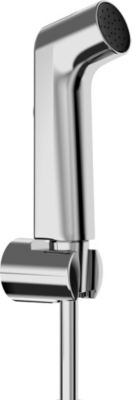 Kit hygiène WC 1 jet avec support et flexible, chrome, Hansgrohe EcoSmart