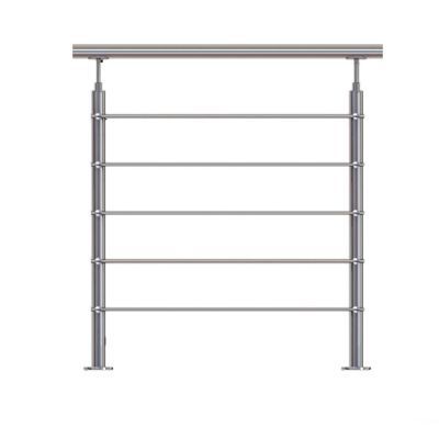 Kit initial garde-corps 150cm inox finition satinée