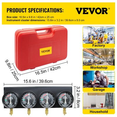 Kit Synchronisation Carburateur 4 Cylindres – Sanfoelek Jauges Équilibrage Moto Avec Accessoires Complets