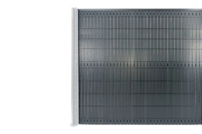 Kit lamelles occultantes PVC 4m CINTO H.190cm Gris