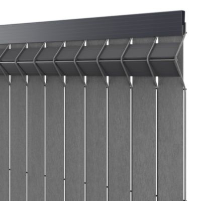 Kit lames occultantes Compo gris anthracite 173 cm