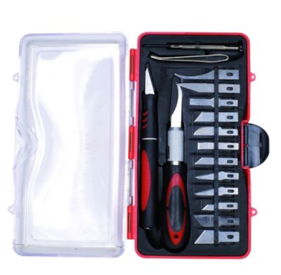 kit modelisme 18 pcs avec lames interchangeables