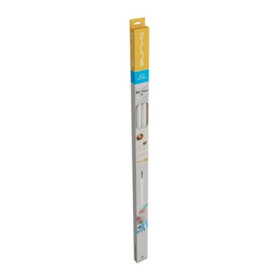 Kit moulure semi-circulaire D-Line 20 x 10 mm blanc avec accessoires, lot de 4