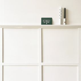 Kit Moulure Étagère Murale prêt à peindre ENORA en pin Massif 100% F S C - 99DECO - Largeur 2 mètres