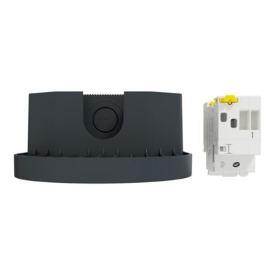 Kit Mureva EVlink - Protection + Prise courant 2P+T renforcée VE IP66 IK08 Gris Schneider Electric