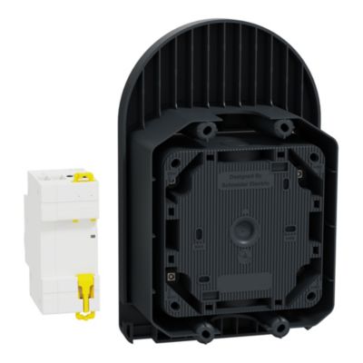 Kit Mureva EVlink - Protection + Prise courant 2P+T renforcée VE IP66 IK08 Gris Schneider Electric
