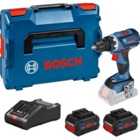 Kit perceuse-visseuse 18V GSR 18V-60 C + 2 batteries Procore 8Ah + chargeur + L-Boxx - BOSCH - 06019G110H