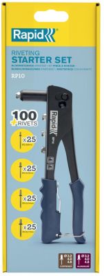 Kit pince à riveter Rapid RP10 + 100 rivets