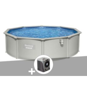 Kit piscine acier ronde Bestway Hydrium 4,60 x 1,20 cm + Pompe à chaleur