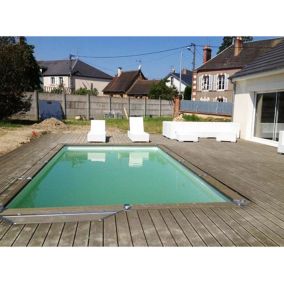 Kit piscine enterrée AZTECK rectangulaire 2.44 x 4.95m