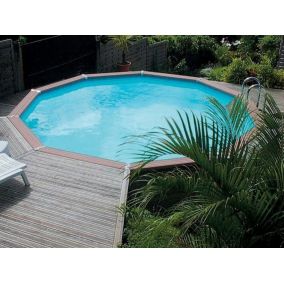 Kit piscine enterrée AZTECK ronde diamètre 5.40m