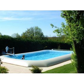 Kit piscine hors-sol autoportante Zodiac HIPPO 40 rectangulaire 11.80 x 7.70 x 1.25m