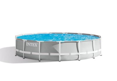 Kit piscine prisme rond 4,57 x 1,07 - Intex
