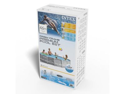 Kit piscine prisme rond 4,57 x 1,07 - Intex
