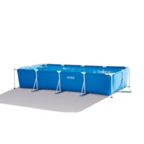 Kit piscine rectangulaire tubulaire 4,5 x 2,2 x 0,84m bleu - Intex