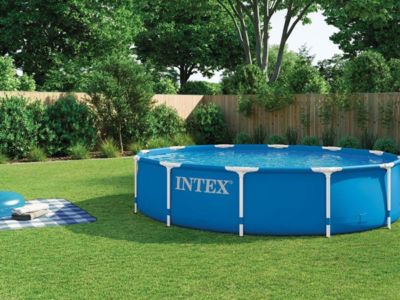 Kit Piscine Tubulaire Métal - Intex