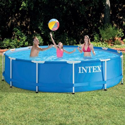 Kit Piscine Tubulaire Métal - Intex