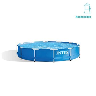 Kit Piscine Tubulaire Métal - Intex