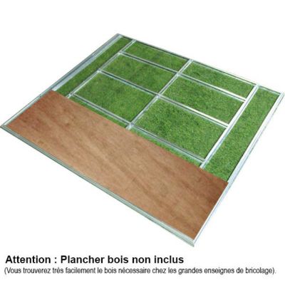 Kit plancher pour abri de jardin Trigano de 2,94 m²