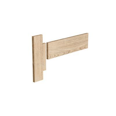 Kit plinthe escalier chêne brut pour kit de rénovation