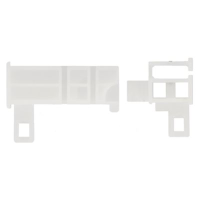 Kit poulie et glisseurs pour rail rideau 24 x 16 mm, 1 poulie + 2 glisseurs plastique Mobois