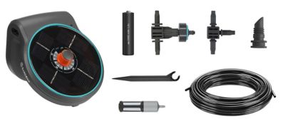 Système d'arrosage Automatique Solaire pour Plantes en Pot, Kit d'arrosage Goutte à Goutte pour