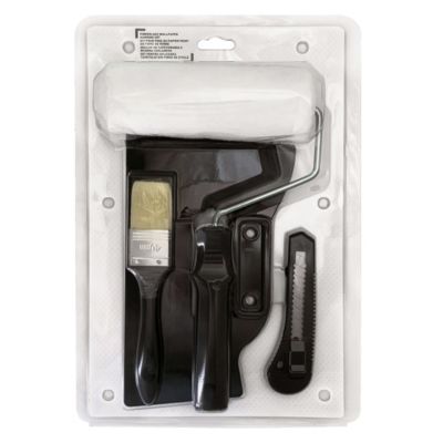 Kit pour pose de papier peint / fibre de verre - 4pièces